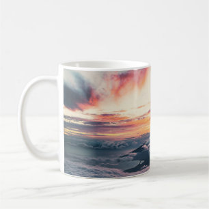 TAZA DE CAFÉ NUBES BLANCOS A LA HORA DE GOLDEN