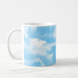 Taza De Café Nubes de cielo azul
