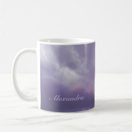 Taza De Café Nubes de tormenta coloridas