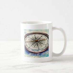 Taza De Café Nubes del compás