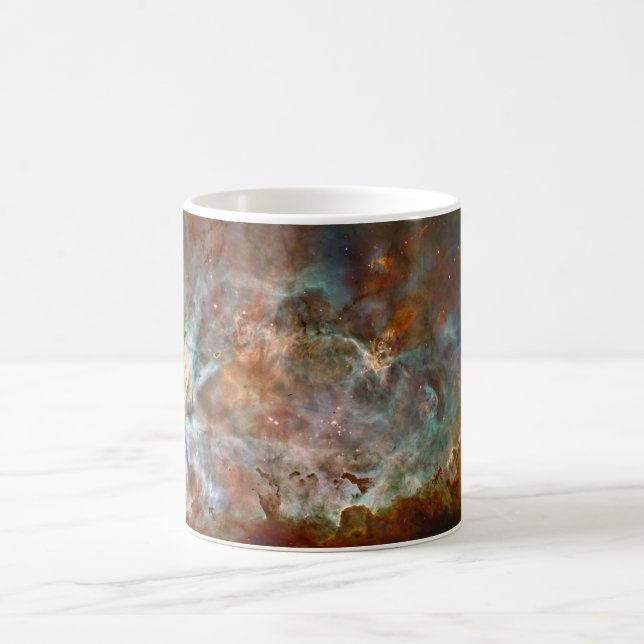 Taza De Café Nubes oscuras de Carina Nebula Hubble Space (Centro)