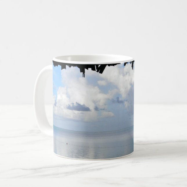 Taza De Café Nubes sobre Bora Bora (Anverso izquierdo)