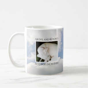 Taza De Café Nublado cielo mejor madre de perro lindo azul pací