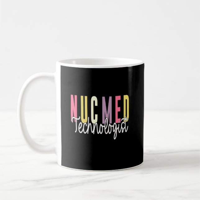 Taza De Café Nuclear Medicine Tech Nuc Med Gift (Izquierda)