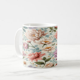 Taza De Café Núcleo de la cabaña Pastel Botánico