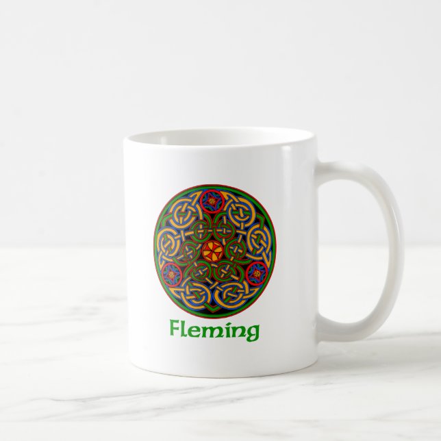 Taza De Café Nudo del Celtic de Fleming (Derecha)