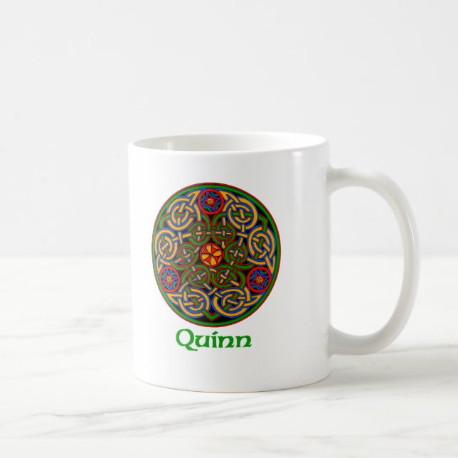 Taza De Café Nudo del Celtic de Quinn (Derecha)