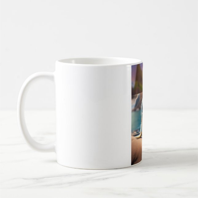 Taza De Café Nueces curiosas de Chipmunk recolectantes - Inspir (Izquierda)