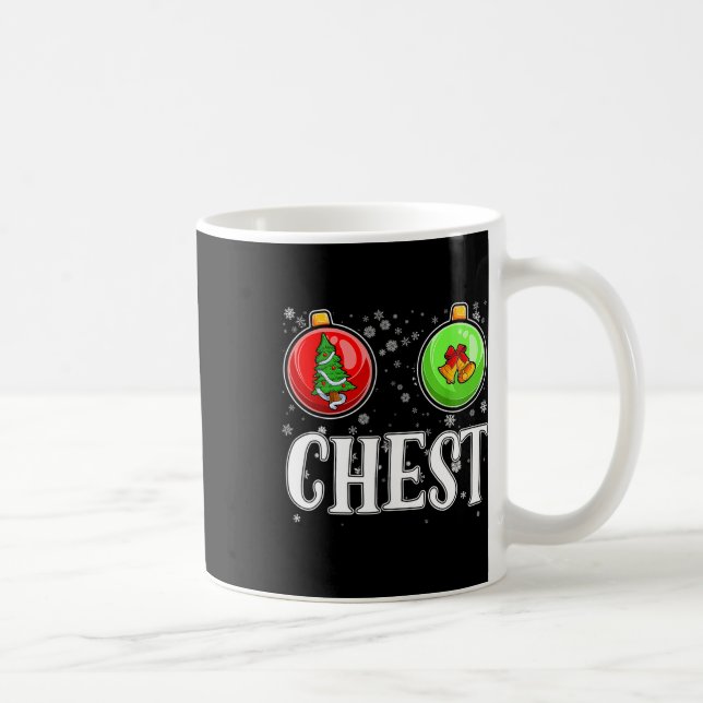 Taza De Café Nueces de pecho que coinciden con castañas Navidad (Derecha)