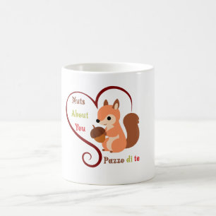 Taza De Café Nueces sobre ti - ardilla bilingüe