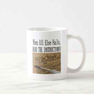 Taza De Café Nuestra constitución es las instrucciones