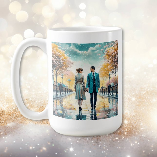 Taza De Café Nuestra historia de amor es mi favorita (Subido por el creador)