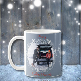 Taza De Café Nuestra primera foto de luna de miel casada de Nav