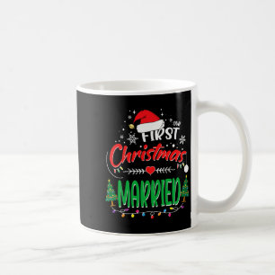 Taza De Café Nuestra Primera Navidad Casados Recién Casados Sr