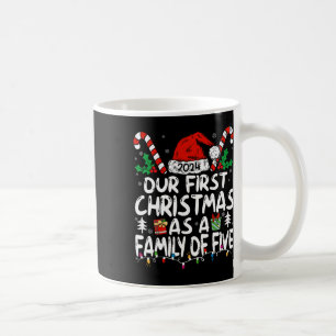 Taza De Café Nuestra Primera Navidad Como Familia De Cinco 2024