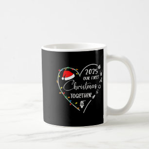 Taza De Café Nuestra Primera Navidad Juntos 2025 Navidad Empare