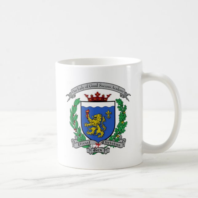 Taza De Café Nuestra señora de la buena academia del éxito (Derecha)