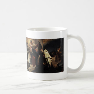 Taza De Café Nuestra señora de Mt Carmel y las almas en