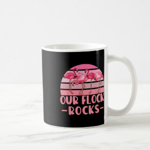 Taza De Café Nuestras Flock Rocks Flamingos Lover Familia Vacac
