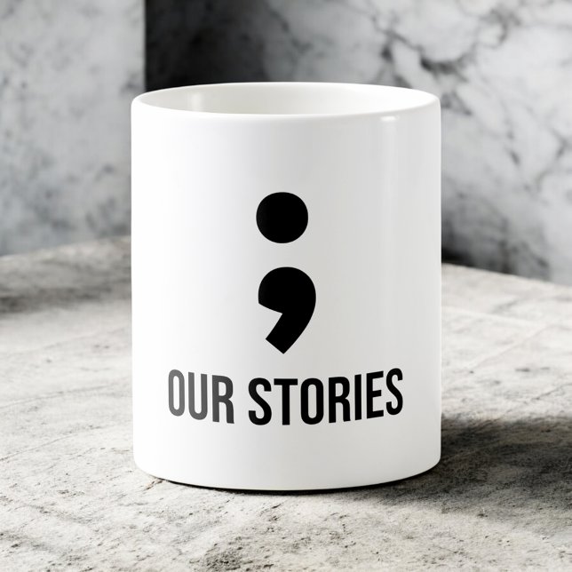 Taza De Café Nuestras Historias Nunca Acabarán Con La Coinciden (Subido por el creador)