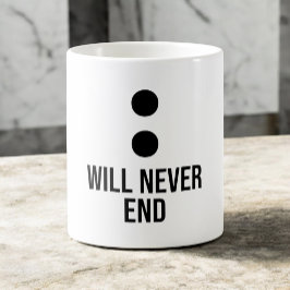 Taza De Café Nuestras Historias Nunca Pondrán Fin A La Concorda