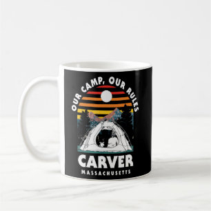 Taza De Café Nuestro Campamento Nuestras Reglas Carver Camping