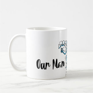 Taza De Café Nuestro hombre en Berlín - Tasse (blau)