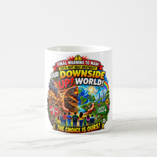 Taza De Café ¡Nuestro Mundo al Revés: ¡La Elección Es Nuestra!
