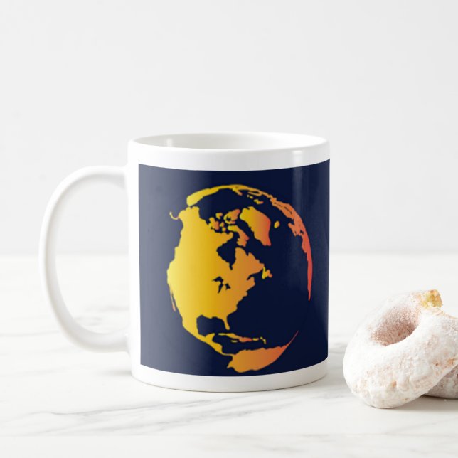 Taza De Café "Nuestro mundo extraordinario" (Con donut)