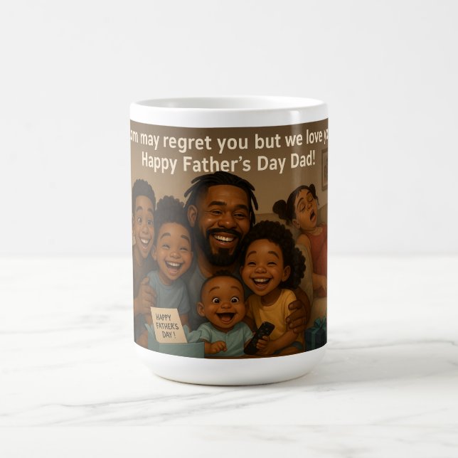 Taza De Café Nuestro padre es el mejor. Sin arrepentimientos (Centro)