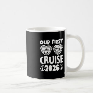 Taza De Café Nuestro Primer Crucero 2026 Crucero Familiar Cruce
