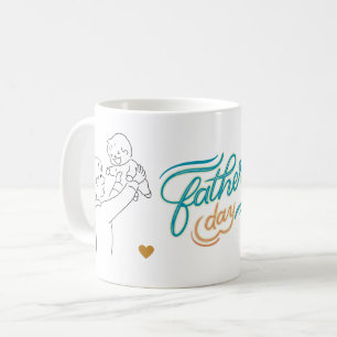 Taza De Café Nuestro primer día del padre juntos - Mug especial