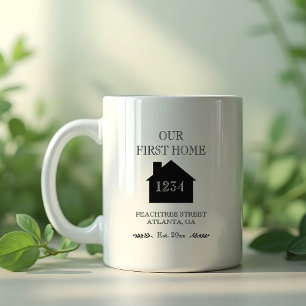 Taza De Café Nuestro primer hogar cálido