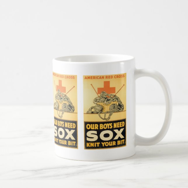 Taza De Café Nuestro Sox de la necesidad de los muchachos (Derecha)