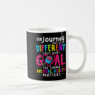Taza De Café Nuestro Viaje Mes de Concienciación sobre la Salud