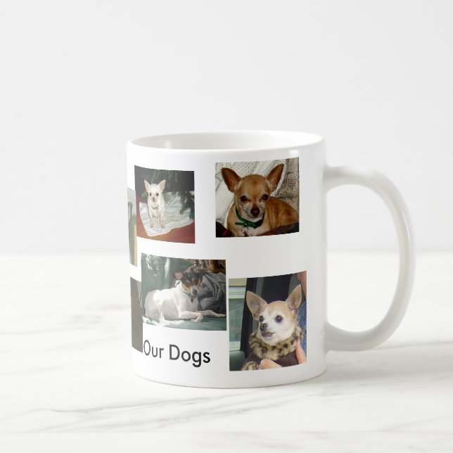 Taza De Café Nuestros 2008 perros 2 (Derecha)