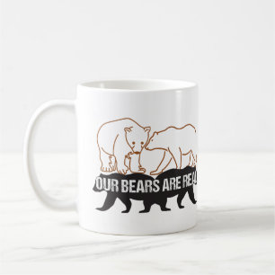 Taza De Café Nuestros osos son reales.w