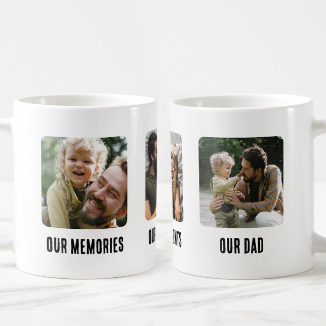 Taza De Café Nuestros Recuerdos nuestros momentos el día de nue (Subido por el creador)