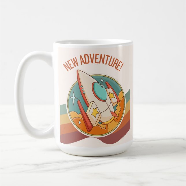 Taza De Café nueva aventura de cohetes (Izquierda)