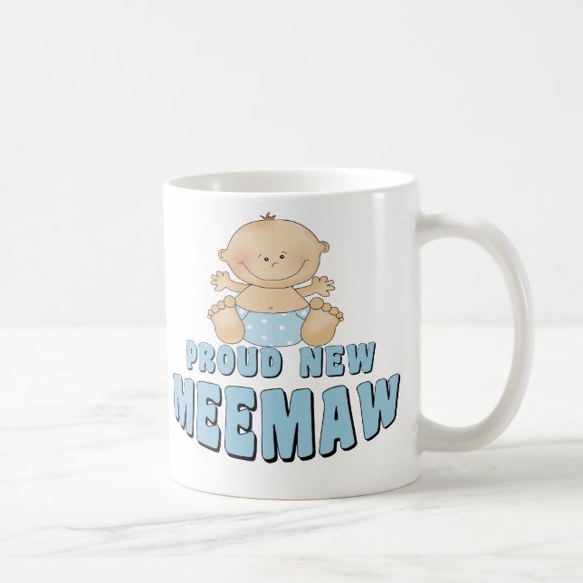 Taza De Café NUEVA camiseta ORGULLOSA de MeeMaw (Derecha)