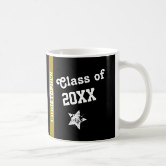 Taza De Café NUEVA clase del GRADUADO de CUALQUIE raya G14 del