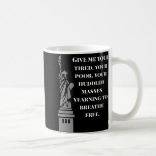 Taza De Café Nueva Coloso de EE. UU. Estatua de la Libertad Ant