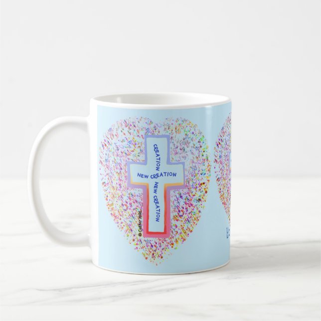 Taza De Café Nueva creación de la cruz cristiana (Izquierda)