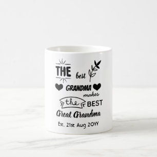 Taza De Café NUEVA GRAN Abuela Abuela Mug Personalizada