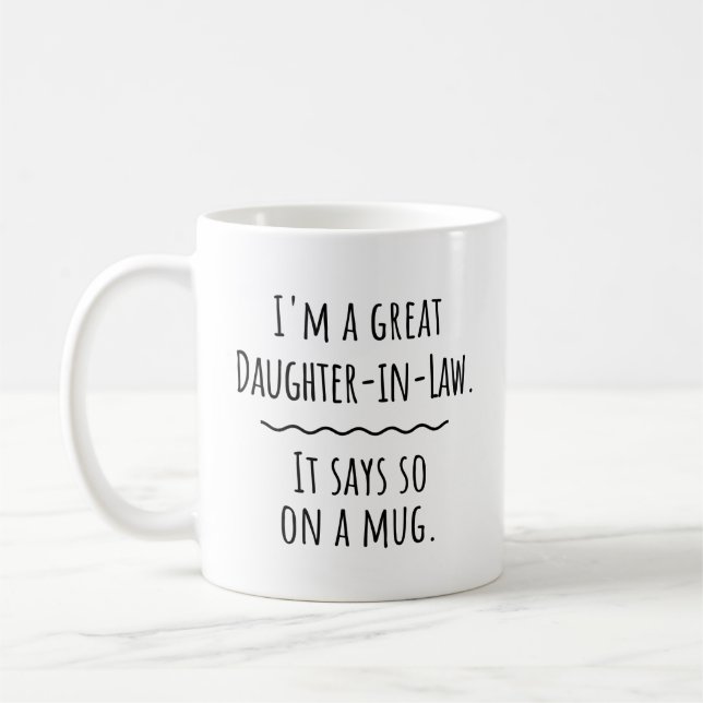 Taza De Café Nueva hija futura en la ley ducha de novia (Izquierda)