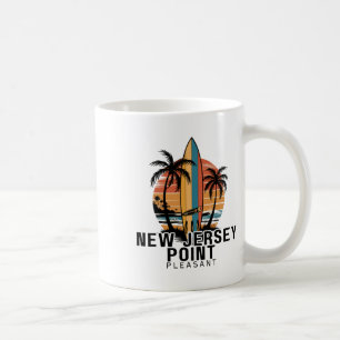 Taza De Café Nueva Jersey Point Pleasant Surfing Surfista _1