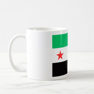 Taza De Café Nueva libertad siria bandera libre post revolución