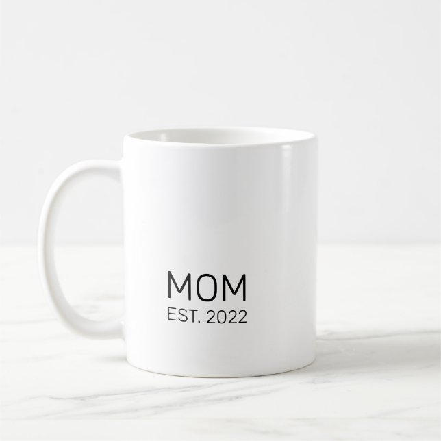 Taza De Café Nueva mamá para ser mug (Izquierda)