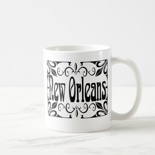 Taza De Café Nueva Orleans Wrought Iron (Derecha)