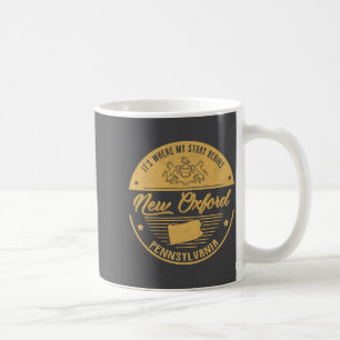 Taza De Café Nueva Oxford Pennsylvania Es donde comienza mi his